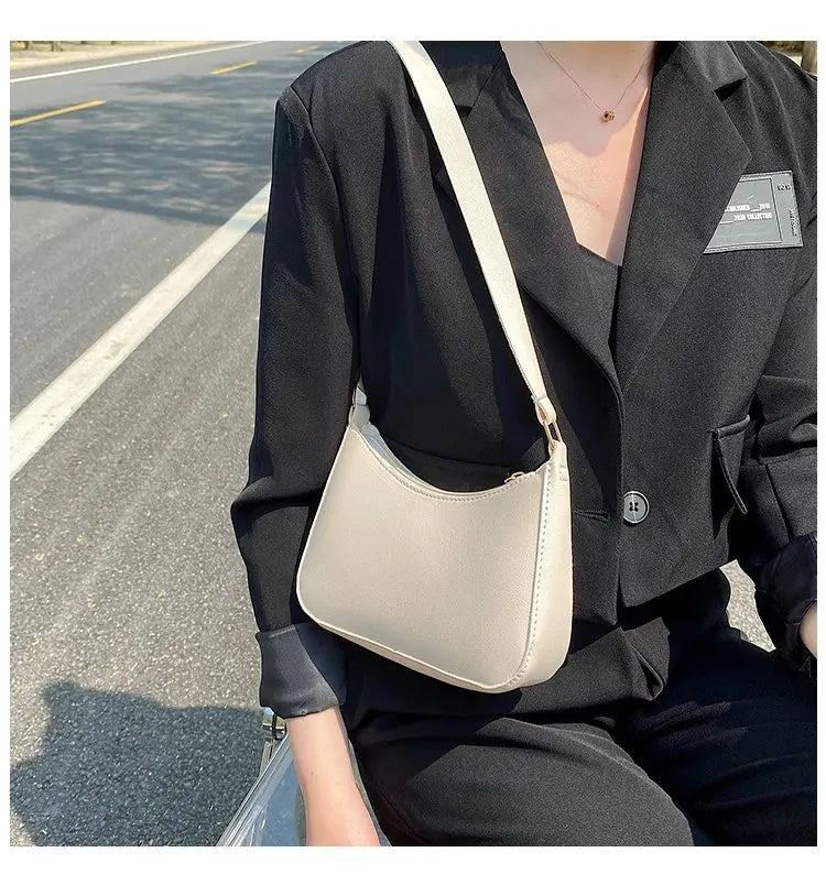 Damenmode Retro Leder Freizeittasche