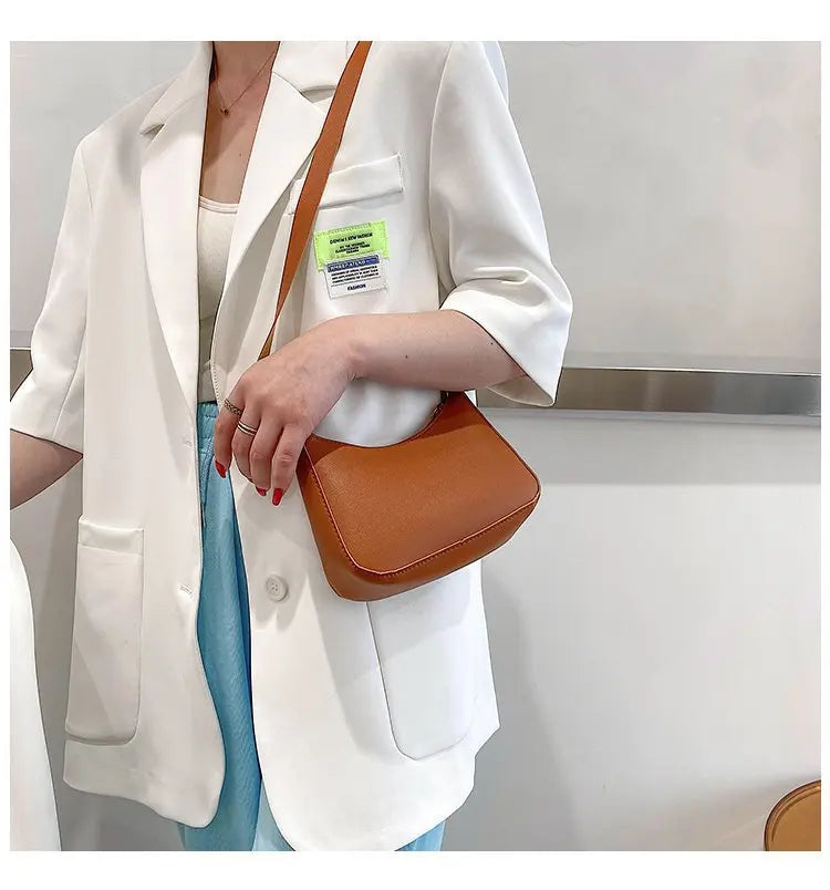 Damenmode Retro Leder Freizeittasche
