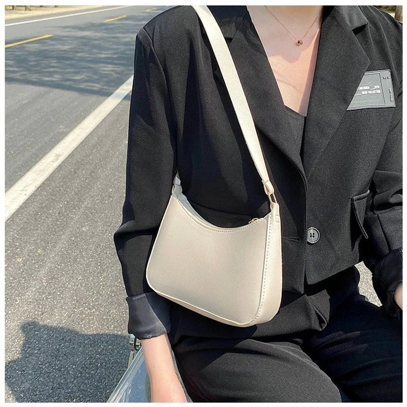 Damenmode Retro Leder Freizeittasche