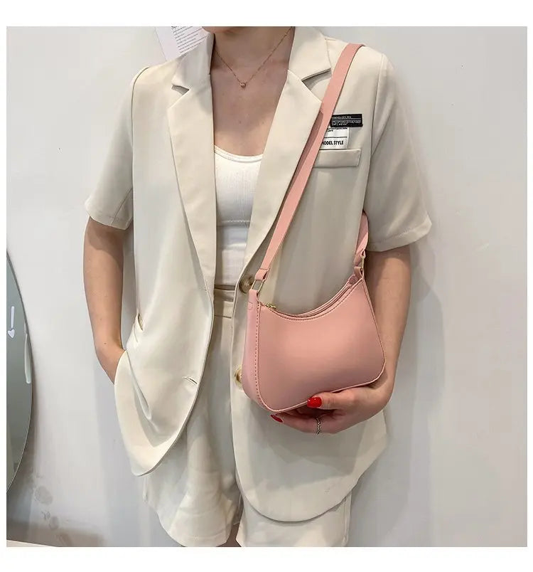 Damenmode Retro Leder Freizeittasche