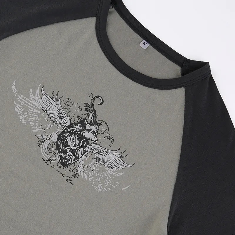 Camiseta Mujer Corta Verano Fashion