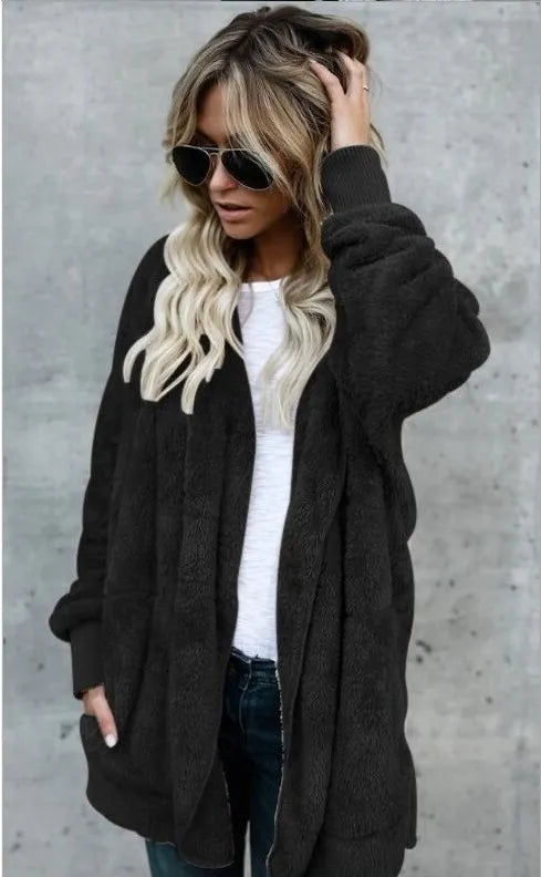 Warme Strickjacke Damen Langarm Herbst