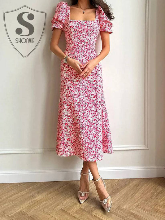 Dünnes, bequemes Sommerkleid für Damen