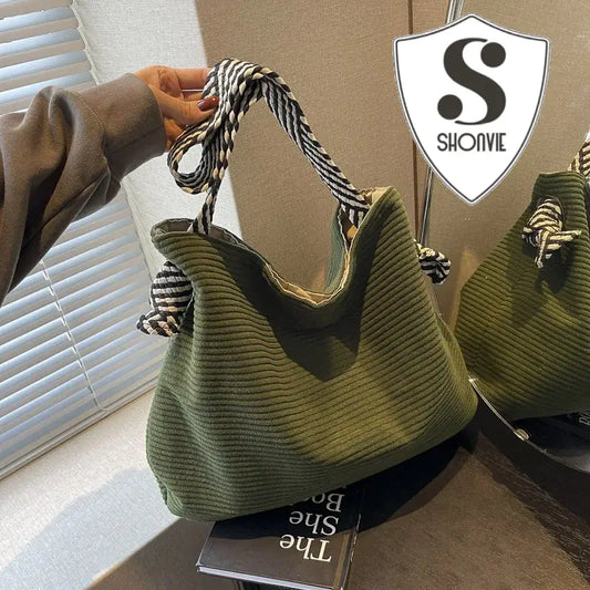 Bolsa Mujer Casual Pana Pequeña